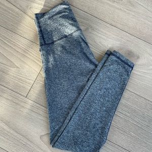 Heathered Blue soft leggings size Small